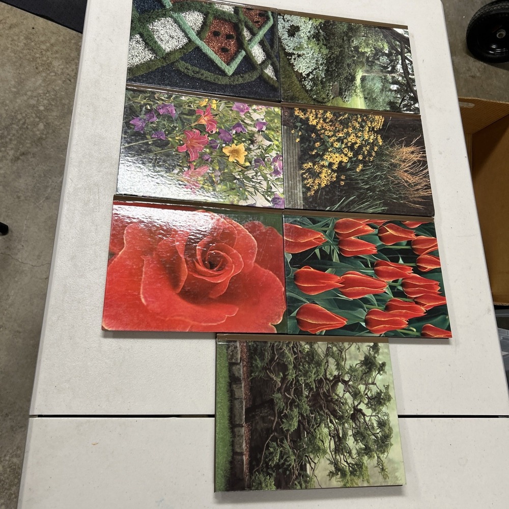 Lot Of 7 vintage hardcover volumes from the Time-Life Encyclopedia of Gardening